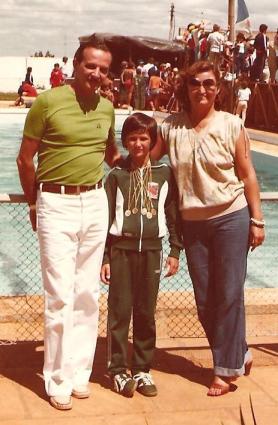 Pai e mãe orgulhosos