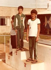 Gustavo Pinto completa o pódio da prova de 100m livre