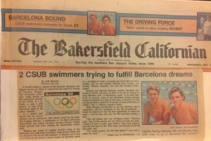 matéria da capa do principal jornal local.  Eu e Messias com sonhos olímpicos! 