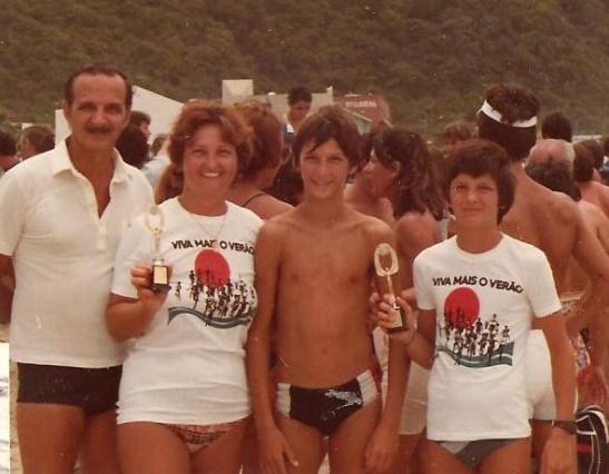 Francisco, Ivani, Ricardo e Fernando Magalhães.