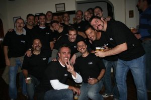 Boa parte dos integrantes do Phutada na saudosa ExpoBigodada