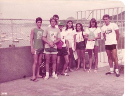 Renato Ramalho, Felipe Malburg, Gustavo Pinto, Eu (de boné), Marcia Resende, Andrea Maranhão, Glaucia Lunkmoss e Newton Kaminski