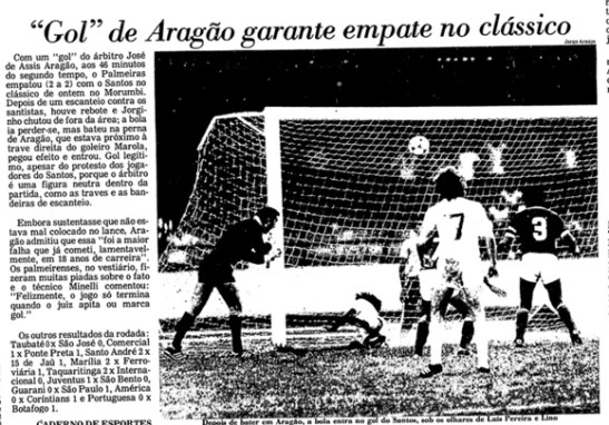 3 - Gol do Juiz Aragão 1983