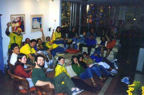 O dia da grande final de 2002 contra a Alemanha, priceless.