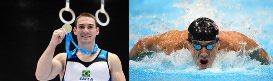 Sobre biotipos: imaginem Arthur Zanetti (1m56cm) na natação, e que tal Michael Phelps (1m93cm) na ginástica? 