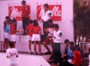 LAM com o bronze no peito. Ramalho e Fafá aplaudem Vicente, enquanto Hermeto aguarda pelo ouro.