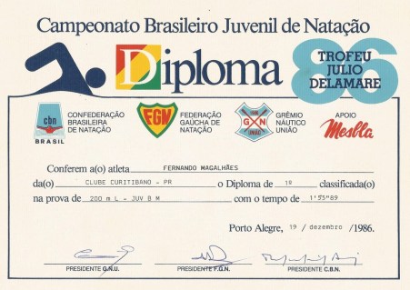 Diploma 200m livre