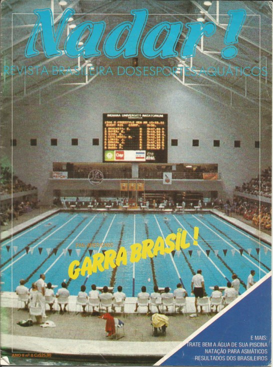 A piscina da universidade de Indiana.